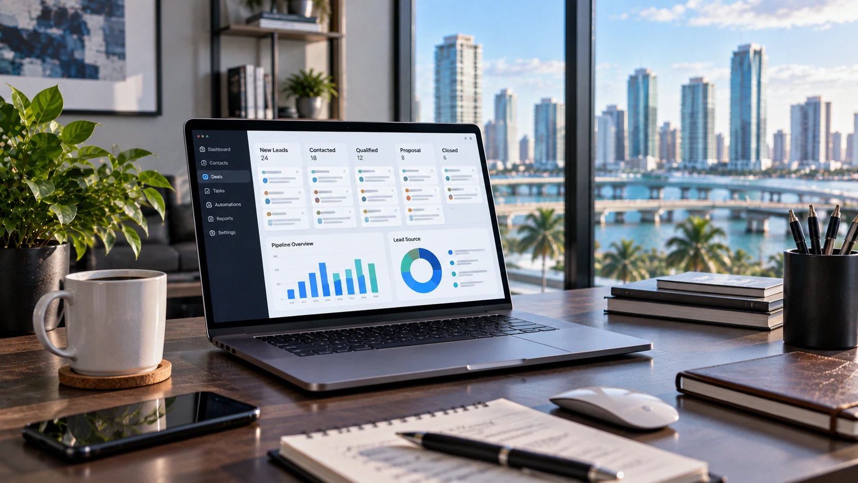 CRM pipeline setup showing where sales deals stall and go quiet